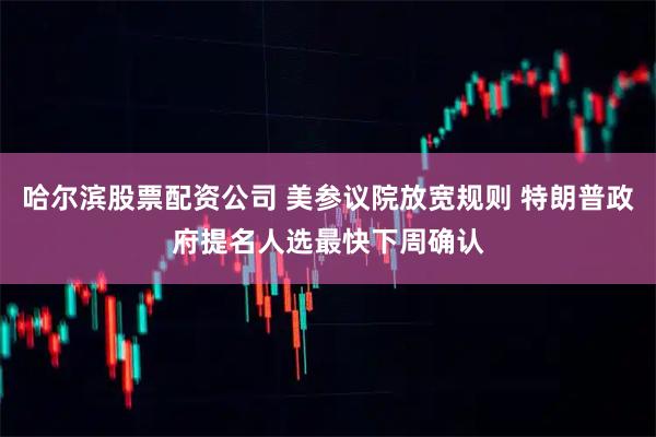 哈尔滨股票配资公司 美参议院放宽规则 特朗普政府提名人选最快下周确认